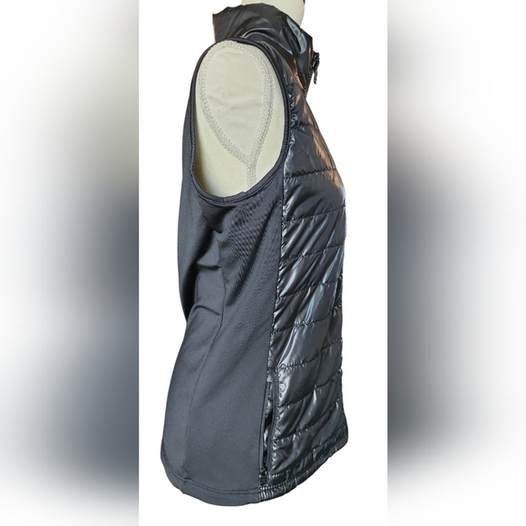 Margaritaville Woman To Blame Puff Vest Full-Zip Women's M Black - Picture 4 of 15